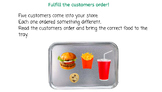 Fulfill Customer Order - Fast Food Restaurant