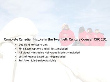 Preview of Full 20th Century Canadian History Course: EVERYTHING is Included!