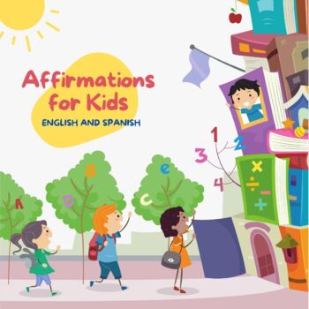 Preview of Full Affirmations for Kids in English and Spanish