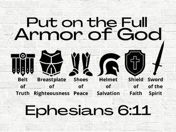 Full Armor of God Poster by Mrs Welch Loves This | TPT