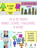 Full Bundle - 2D & 3D Shapes Games, Songs, Challenges, and more!