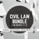 Full Civil Law Bundle! Slide Decks, Discussion Activities,