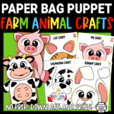 Full Colored Farm Animal Puppet Templates