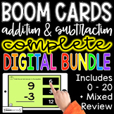 Full Digital Fact Fluency Bundle 0 - 20 | Boom Cards™