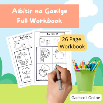 Preview of Full Irish Alphabet (Aibítir na Gaeilge) Workbook