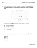 Full Length Mock Algebra 1 STAAR EOC (54 questions)