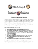 Full Levers Lesson Plan with Build-A-Catapult Activity and