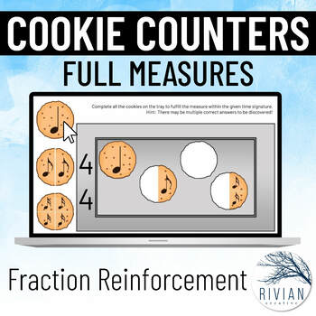 Preview of Full Measure Rhythm Cookie Counters for Google Slides