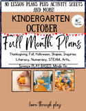 Full Month of Kindergarten 80 Lesson Plans and much more ,