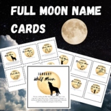 Full Moon Name Cards