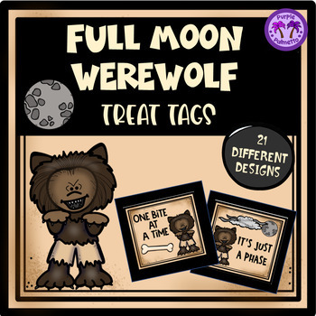 full moon werewolf clipart