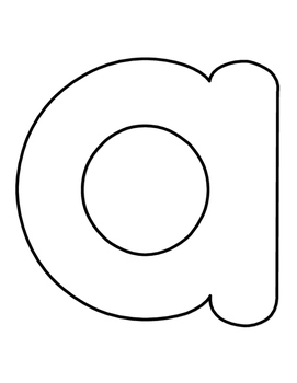 Lower Case Letter a Coloring Pages - Get Coloring Pages