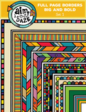 Full Page Doodle Border-Big and Bold Set 1