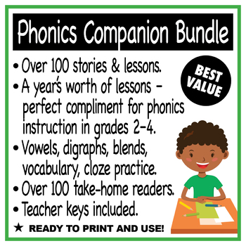 Preview of Full Phonics Companion Bundle