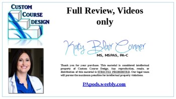 Preview of Full Review Bundle Videos and Slides Only