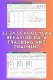 Full School Year Digital Excel Behavior Data Tracking w/ A