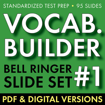 Preview of Vocabulary Bell-Ringers Vol. 1 for High School Students, Test Prep, CCSS