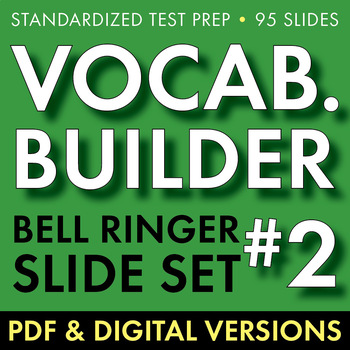 Preview of Vocabulary Bell-Ringers Vol. 2 for High School Students, Test Prep, CCSS