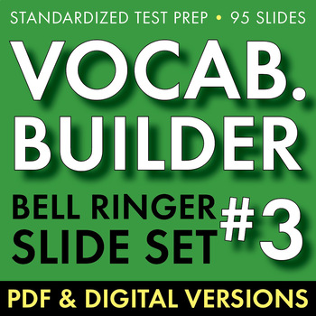 Preview of Vocabulary Bell-Ringers Vol. 3 for High School Students, Test Prep, CCSS