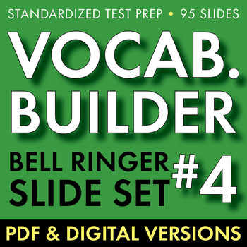 Preview of Vocabulary Bell-Ringers Vol. 4 for High School Students, Test Prep, CCSS