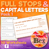 Full Stops and Capital Letters - Pack 1