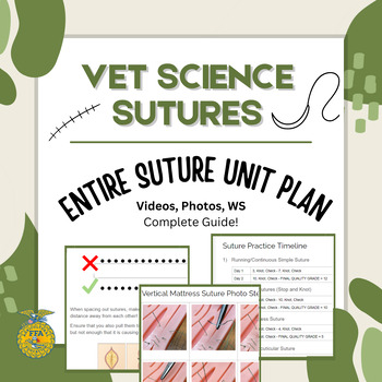 Preview of Full Suture Unit - Vet Science