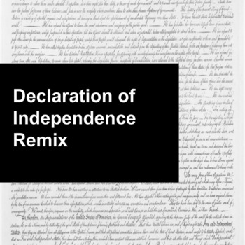 Preview of Full Unit: Declaration of Independence Creative Project — Song Remix