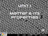 Full Unit of Study--Unit 1: Matter & Its Properties [NGSS/STEM]