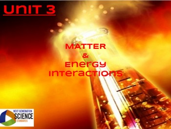 Preview of Full Unit of Study--Unit 3: Matter & Interactions [NGSS/STEM]