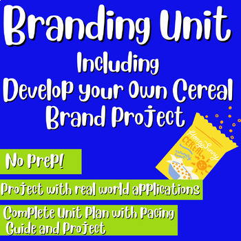 Preview of Full Unit on Branding & Product Planning Including Brand Your Own Cereal Project