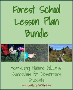 Preview of Full Year 20-Lesson Forest School Bundle--Nature Ed for Elementary Students