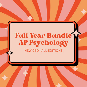 Preview of Full-Year AP Psychology Bundle (All Editions Included) (NEW 2024+ CED)