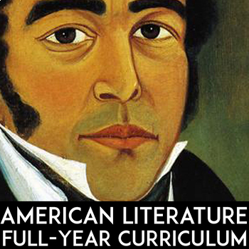 Preview of American Literature Full Year ELA Curriculum for High School English | Secondary