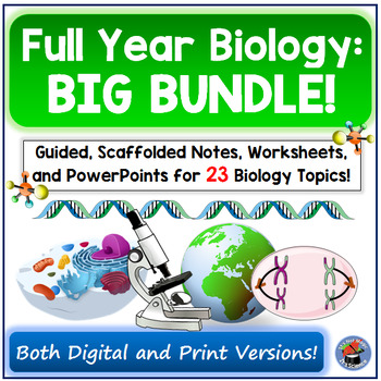 Preview of Full Year BIOLOGY BIG BUNDLE!