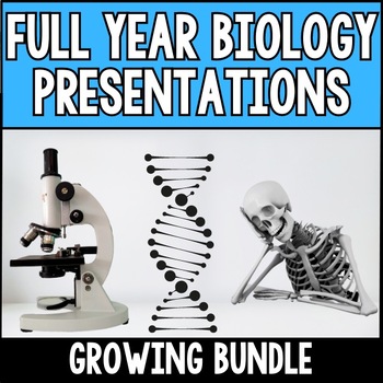 Preview of Full Year Biology Presentations Bundle