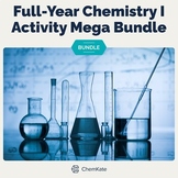 Full Year Chemistry I Activities Mega Bundle - print and d