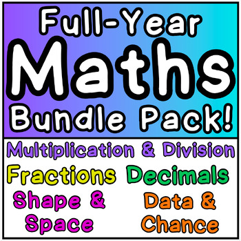 Preview of Full Year Curriculum Bundle: 5th Grade Math!