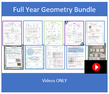 Preview of Full Year Geometry Bundle (Videos Only)