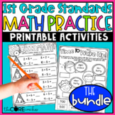 Full Year Math Practice Worksheets for 1st Grade Math Stan