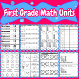 Full Year Math Units for 1st Grade . 107 Fun Worksheets fo