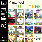 Full Year Preschool & Pre-K BUNDLE – Multi-subject Workshe