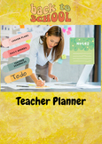 Full Year Teacher Planner - Digital, Printable and Editabl