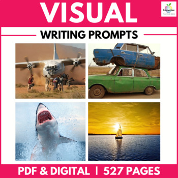 Preview of Year Long Picture Writing Prompts | Describing & Inferring Quick Write Tasks
