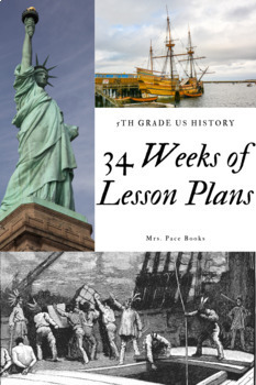 Preview of Full Year of 5th Grade US History Lesson Plans