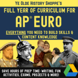 Full Year of AP® European History Curriculum - AP® Euro Di