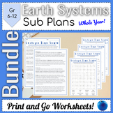 Full Year of Geology Activities Bundle for Engaging Option
