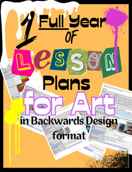 Preview of Full Year of Lesson Plans in Backwards Design Format!