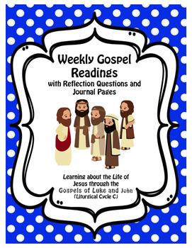 Preview of Full Year of Weekly Bible/Gospel Readings - Reflection Questions - Journal Pages