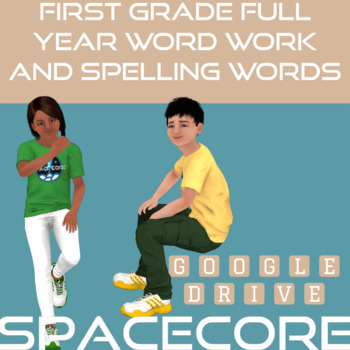 Preview of Full Year of Weekly Word Work | First Grade | Spelling Test | Google Drive