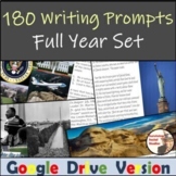 Full Year of Writing Prompts - 180 Bell Ringers - ELA or S